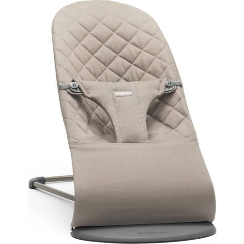 BabyBjörn Bouncer Bliss Woven Classic Quilt Sand Grey – bäst i test babysitters nummer 1