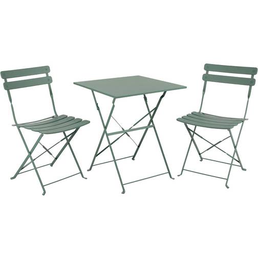 Brafab Ponte - Green Caféset, 1 Bord inkl. 2 Stolar – caféset utemöbler recension