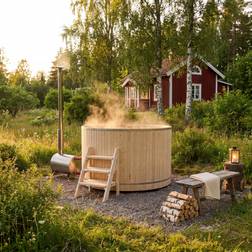 Nordcabin Vedeldad Badtunna 46 Personer Ø180 cm – bäst i test badtunnor nummer 5