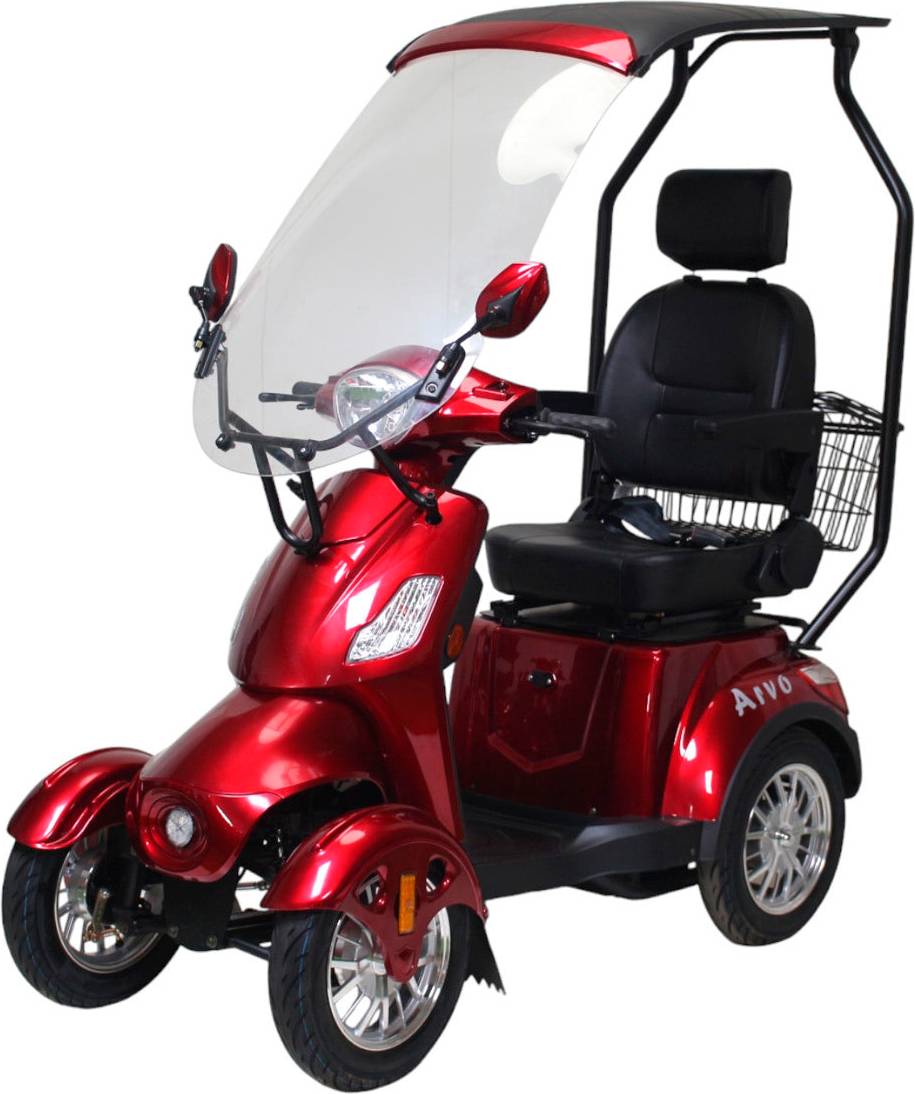 Arvo Promenadscooter P900 Röd – permobiler