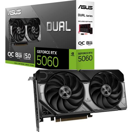 ASUS GeForce RTX 5060 Dual OC HDMI 3xDP 8GB – grafikkort