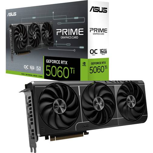 ASUS PRIME GeForce RTX 5060 Ti OC HDMI 3xDP 16GB – grafikkort