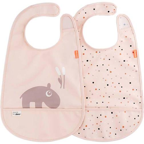 Done by Deer Haklapp med Kardborre 2-pack Ozzo Powder – haklappar